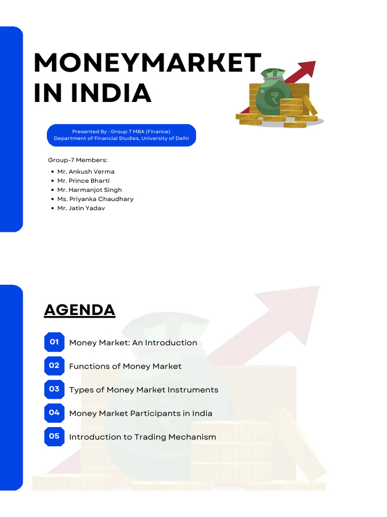 Group 7-Money Market in India Uipp | PDF | Money Market | Repurchase ...