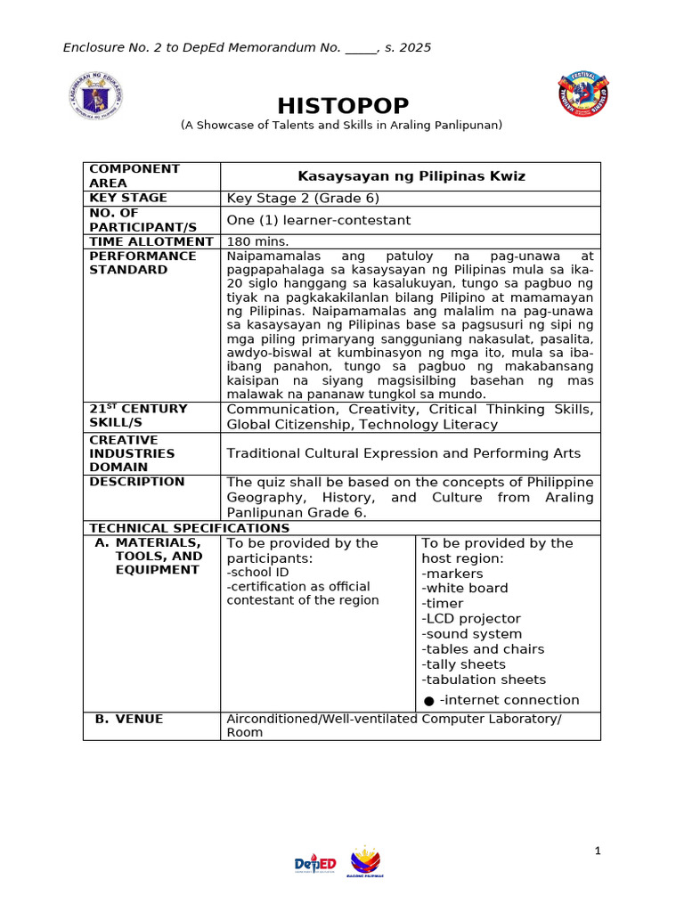 Histopop Enhanced Guidelines and Mechanics | PDF | Sustainability ...