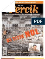 Tsunami Aceh. Di Titik Nol. PERCIK Edisi 8 Mei 2005. Media Informasi Air Minum dan Penyehatan Lingkungan. 