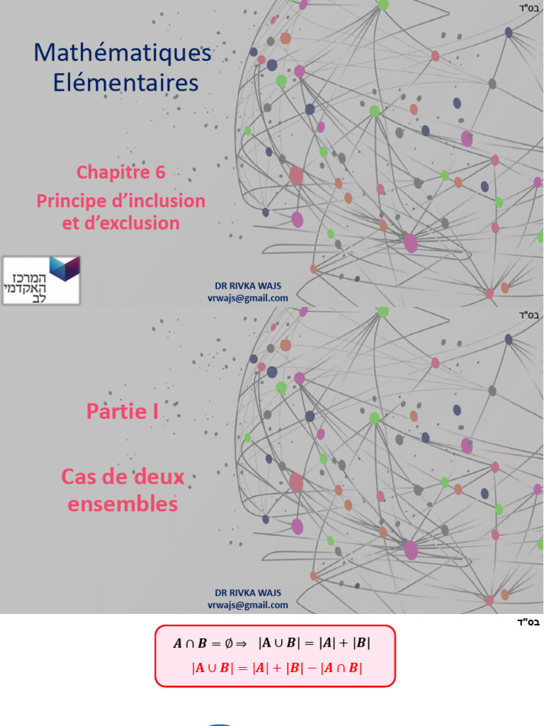 Inclusion et exclusion en mathématiques | PDF | Inclusion ...
