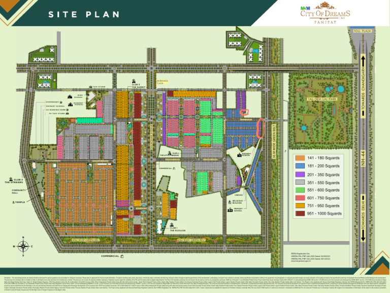 COD - Site Plan (Plot Size Segregated) - 241116 - 132700 | PDF | Common ...