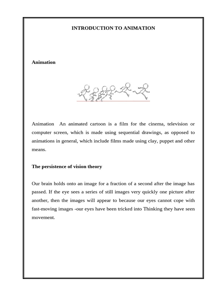 History and Techniques of Animation | PDF | Animation