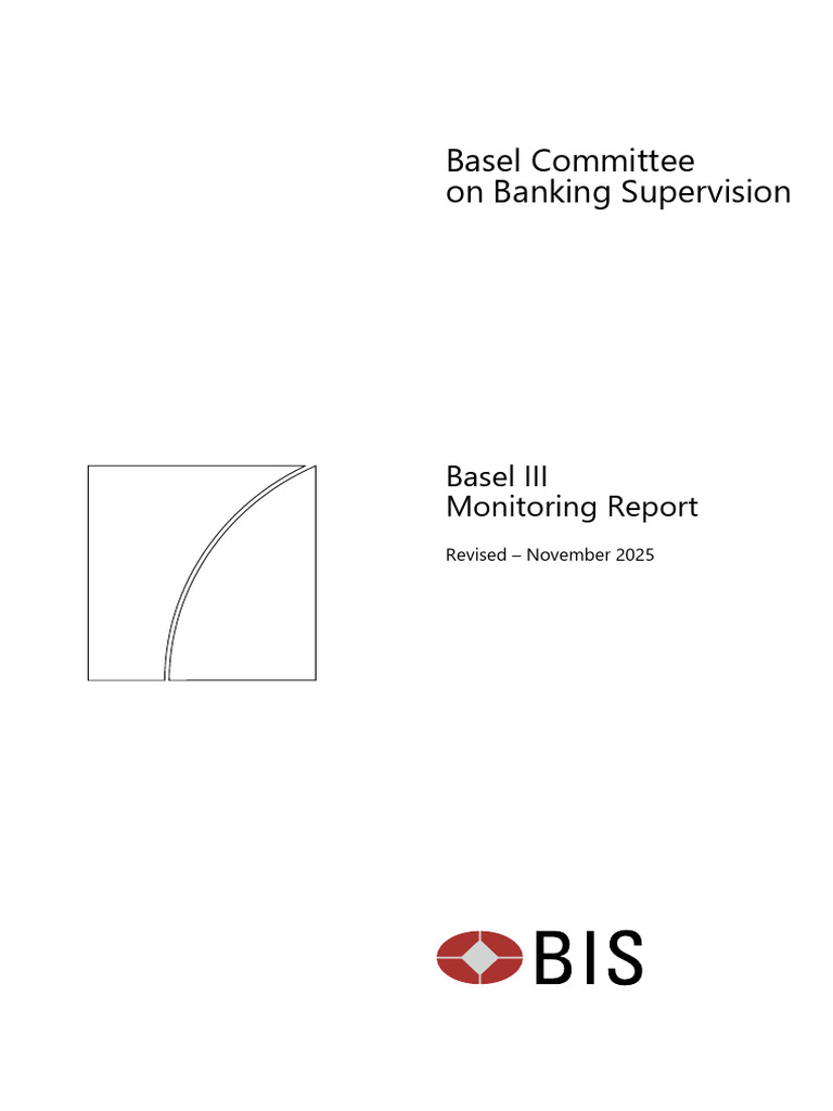 Basel III Monitoring Report Nov 2025 | PDF | Basel Iii | Capital ...