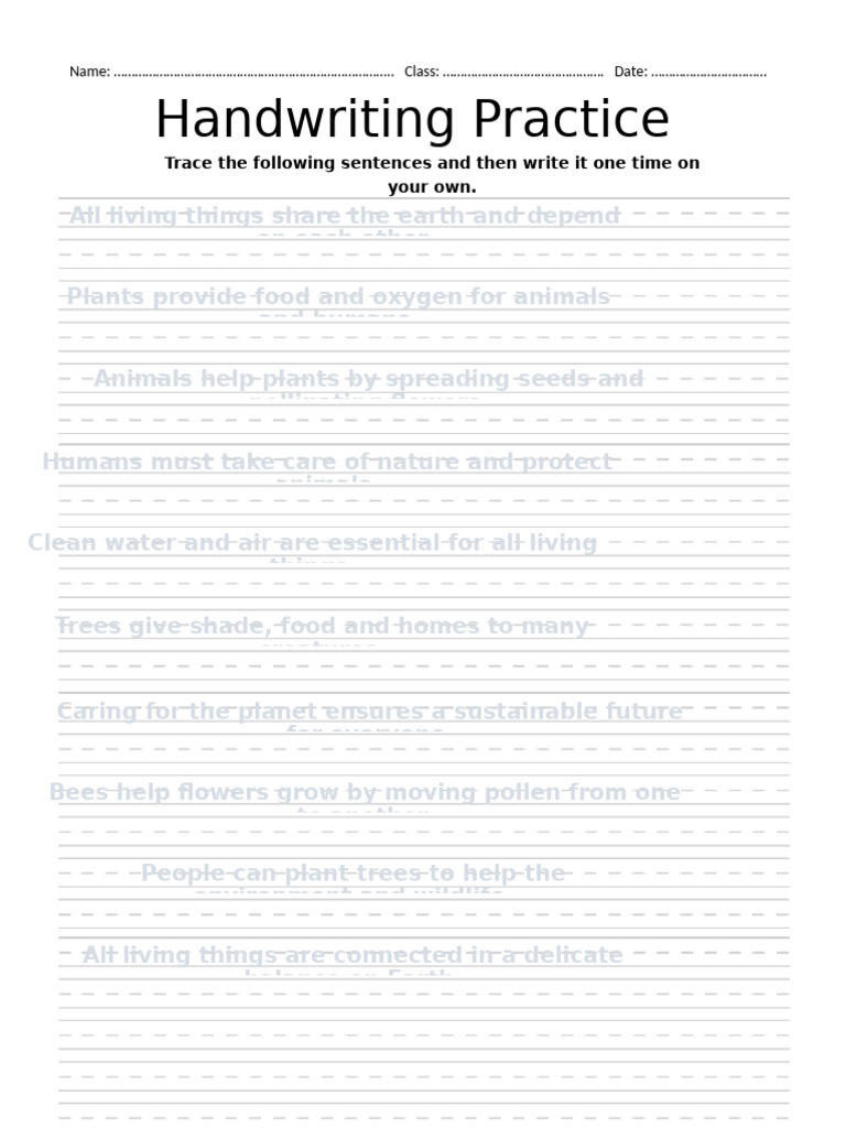Handwriting | PDF