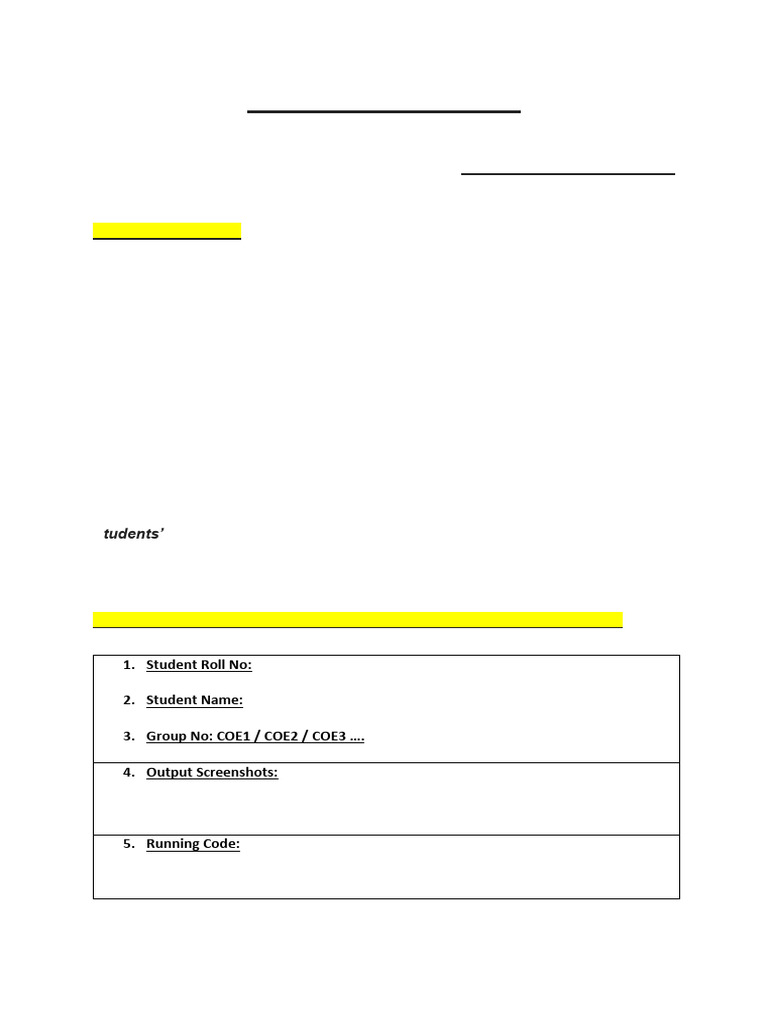 Sessional Assignment 1 | PDF