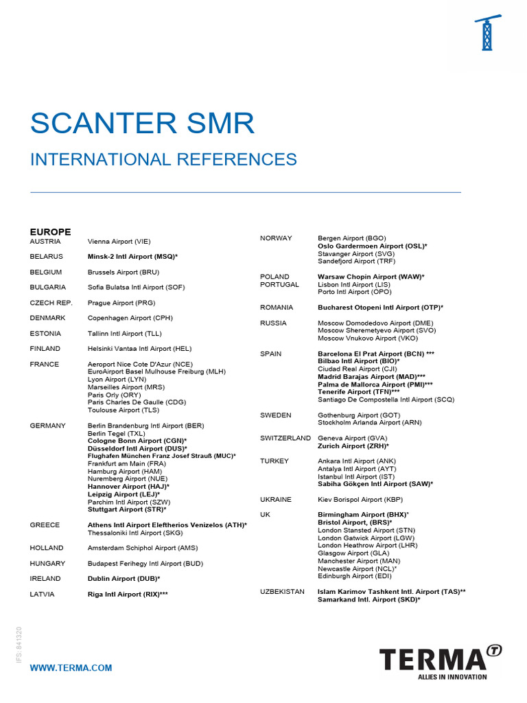 Radar Scanter SMR Internationalreferences | PDF