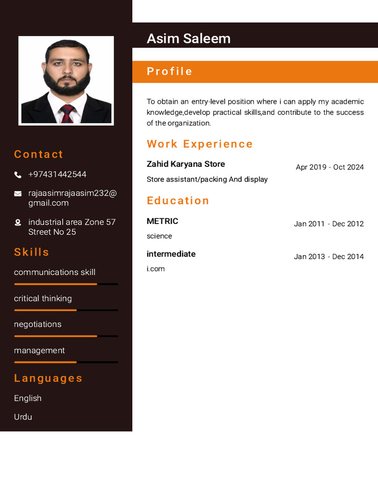 Document From ASIM RAJA | PDF