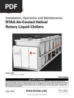 RTAG Air-Cooled Chillers Manual | PDF | Chlorofluorocarbon | Power
