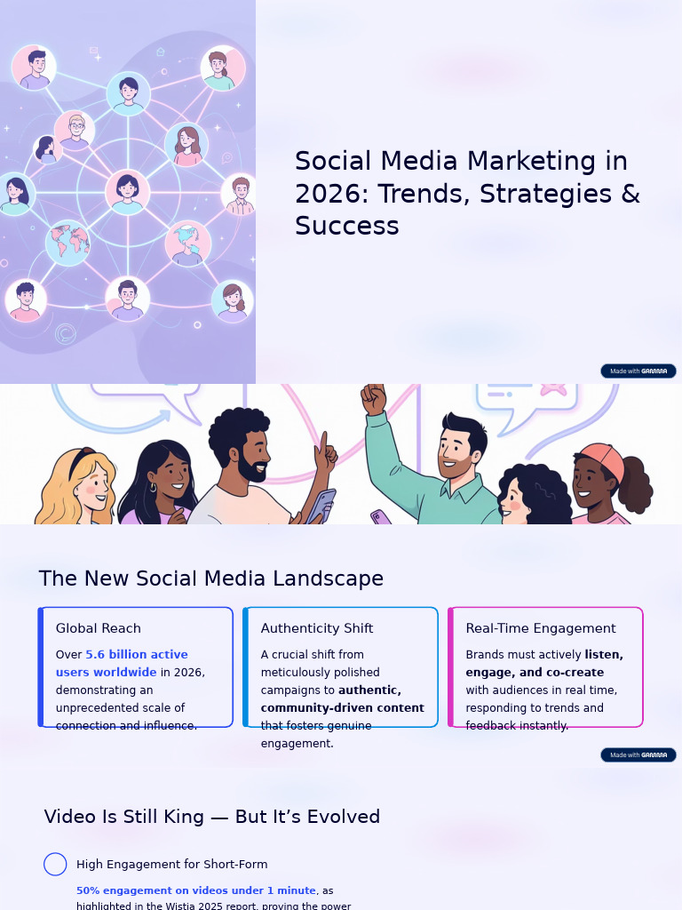 Social Media Marketing Trends 2026 | PDF | Social Media Marketing ...