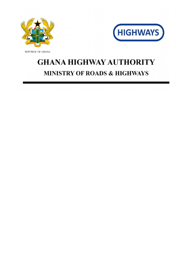 Ghana Highway Authority Q1 2024 Report | PDF | Road | Road Surface