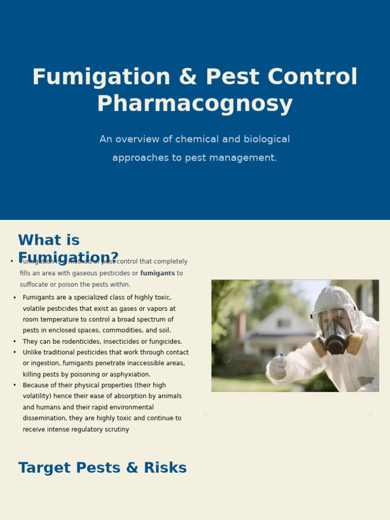 Fumigation Techniques for Pest Control | PDF | Pest Control | Pest ...