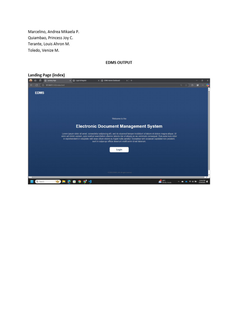 EDMS | PDF