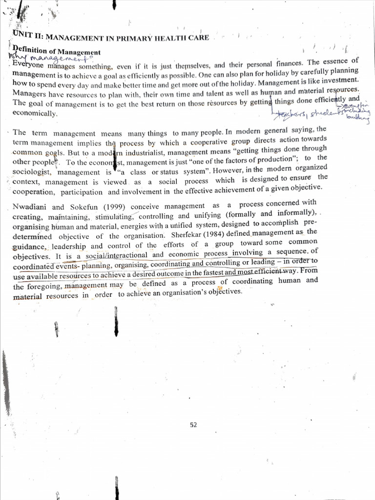 Management Theory by Mrs Ogbodo | PDF