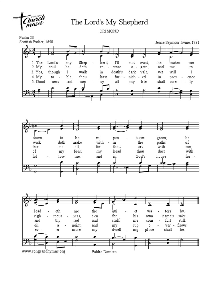 The Lords My Shepherd