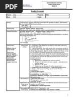 SANTS Lesson Planning Template | PDF | Learning | Knowledge