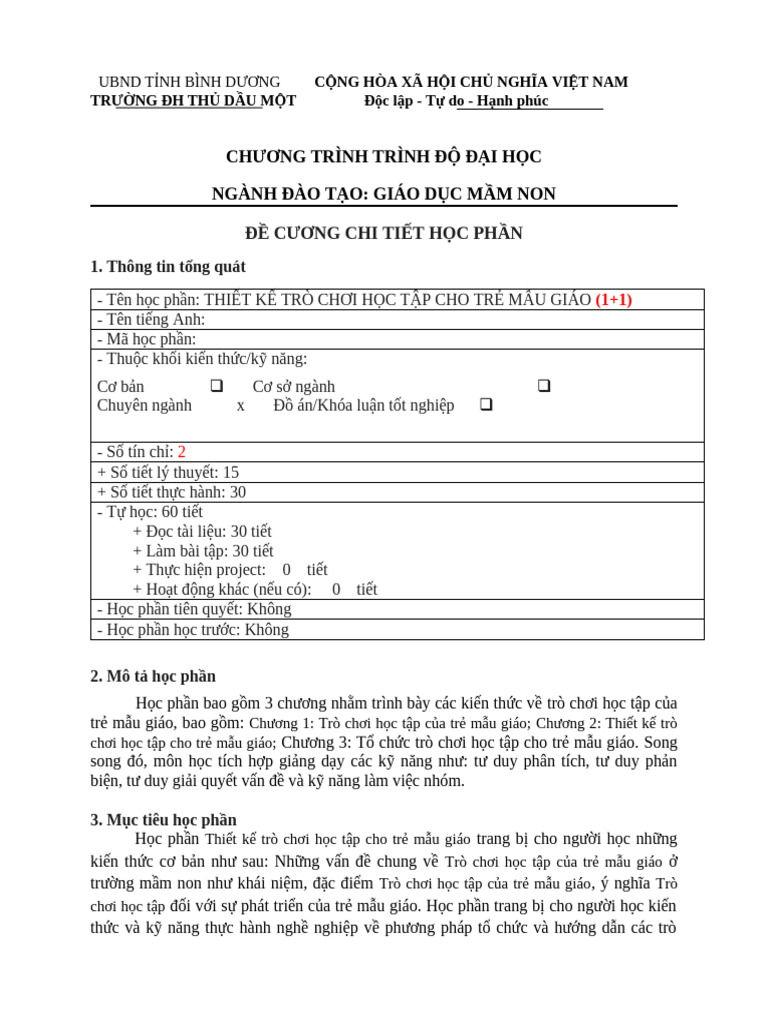 4.2.c Thiet Ke TCHT Cho Tre MG18-22 D18MN | PDF