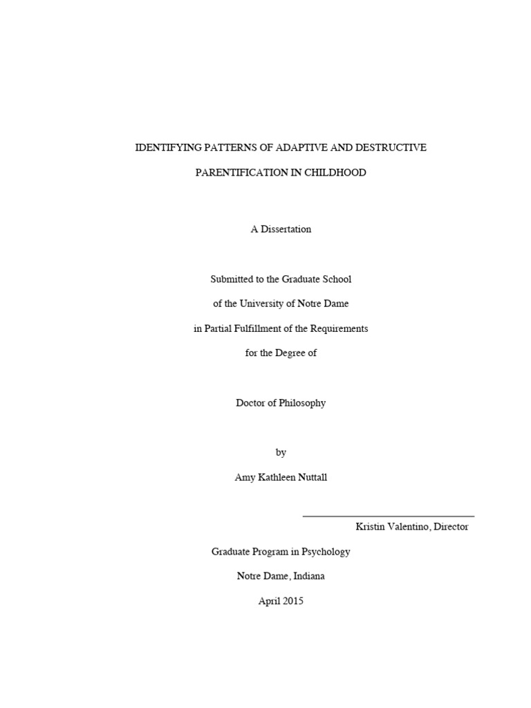 Patterns of Parentification in Childhood | PDF | Child Development ...