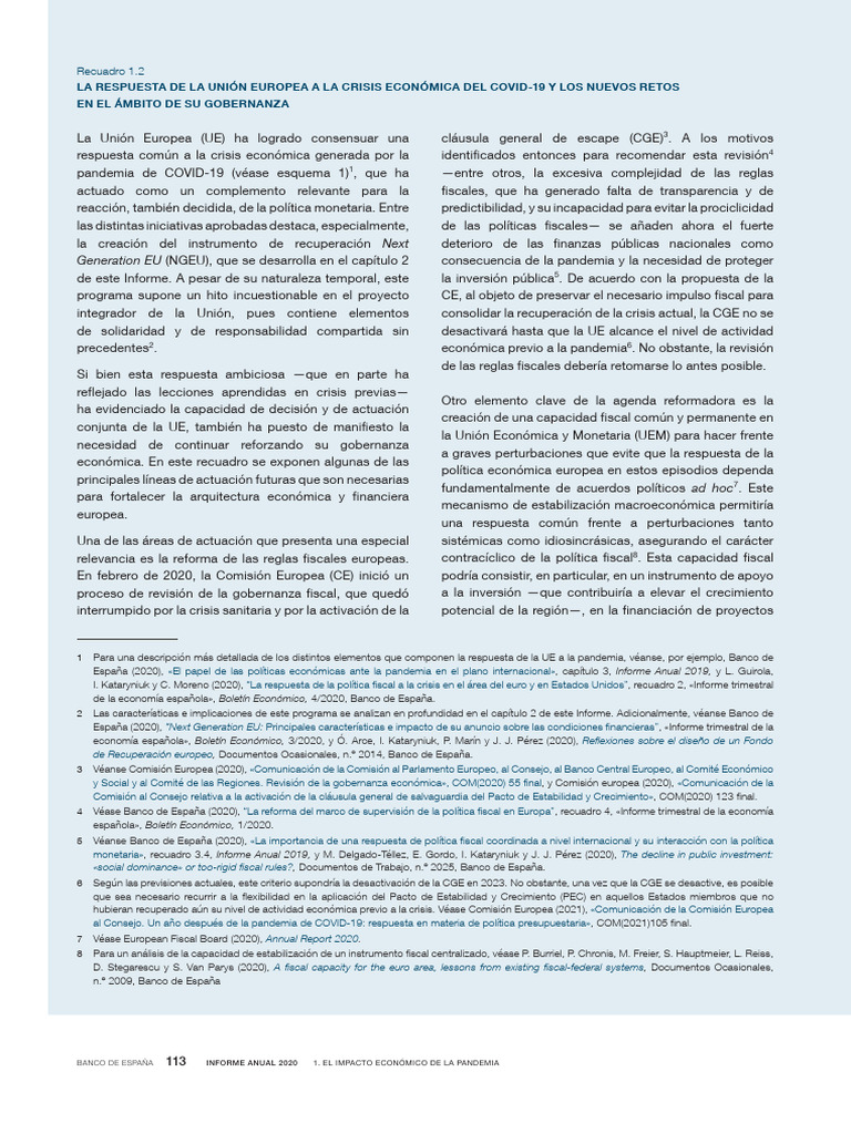 Respuesta de la UE a la crisis COVID-19 | PDF | Unión Económica Y ...