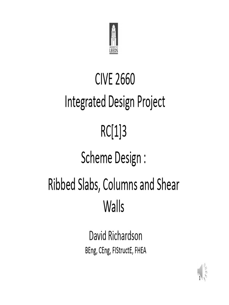 Ribbed Slabs and Column Design Guide | PDF | Beam (Structure ...
