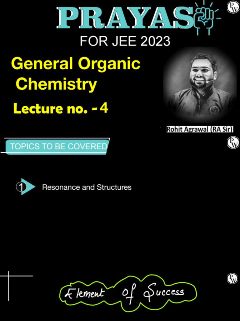 478 General Organic Chemistry 04 Class Notes Prayas 2023 Liv | PDF