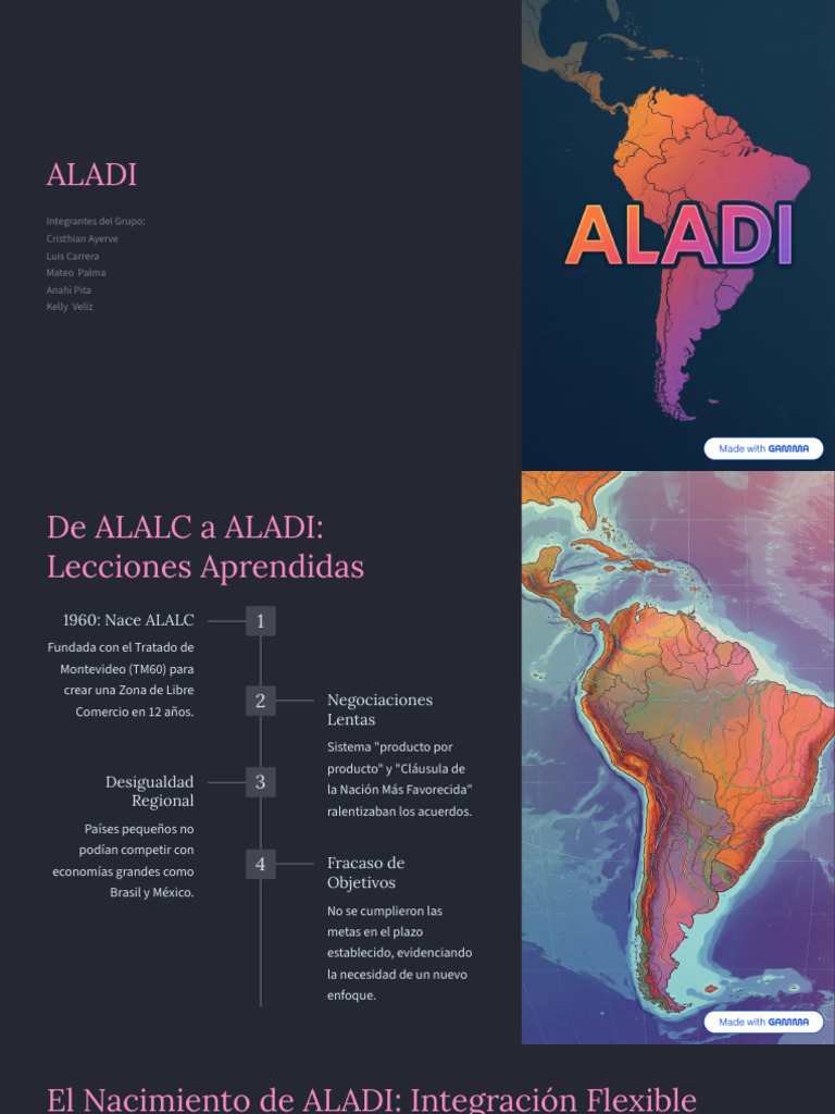 ALADI | PDF | Economias | Relaciones Internacionales