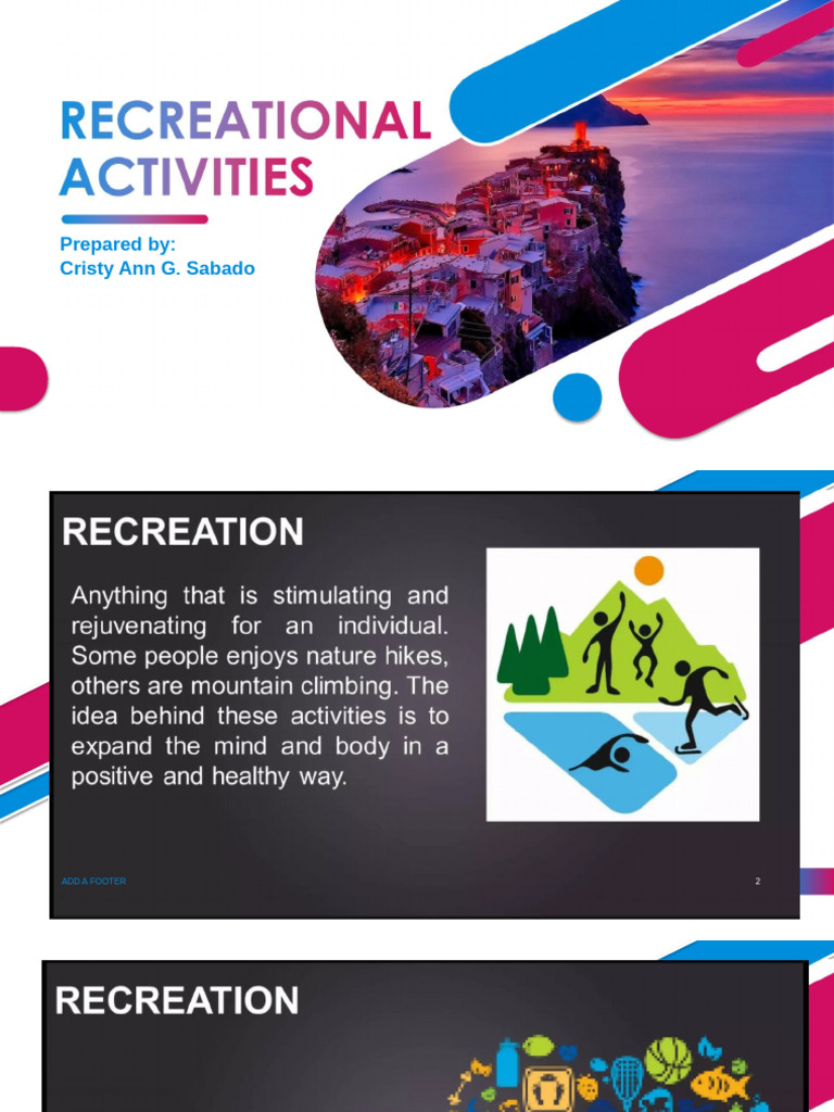 Recreational Activities Coverage of Exam | PDF