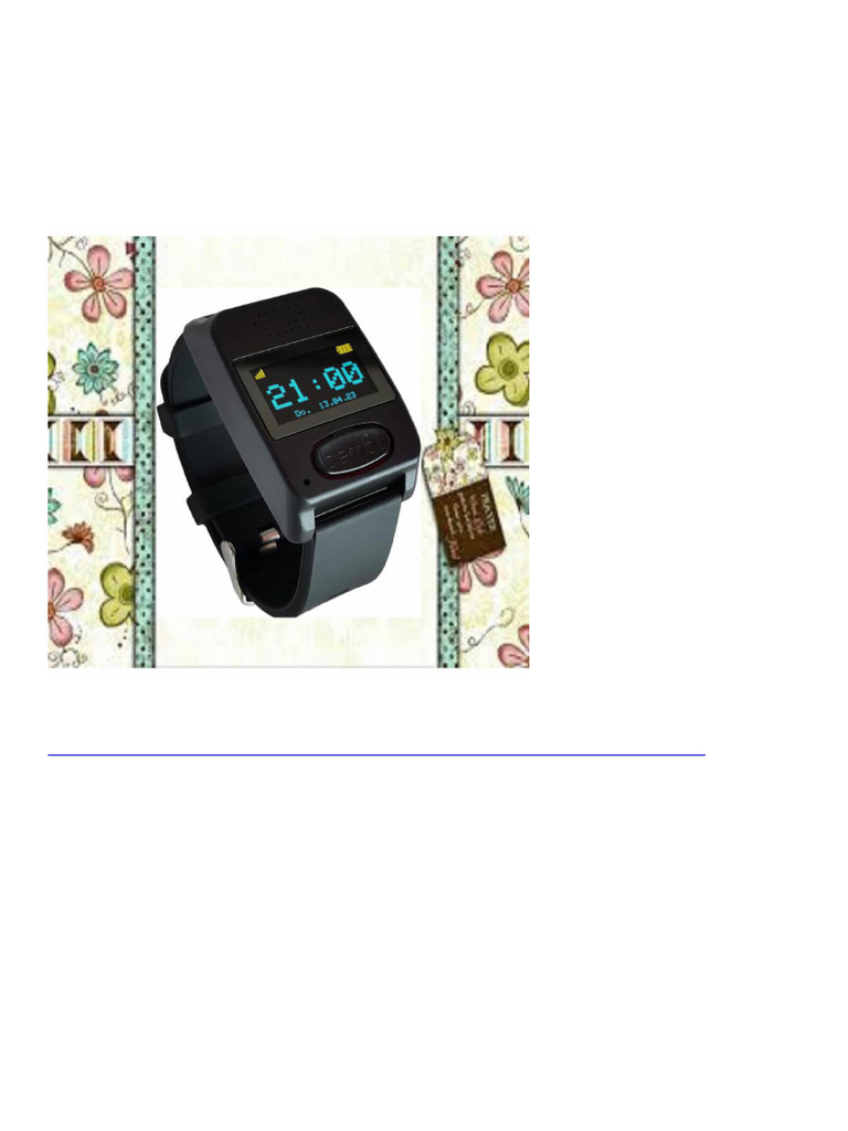 8999 Bembu GPS Watch PRO2 With Fall Detection Emergency Clock With ...