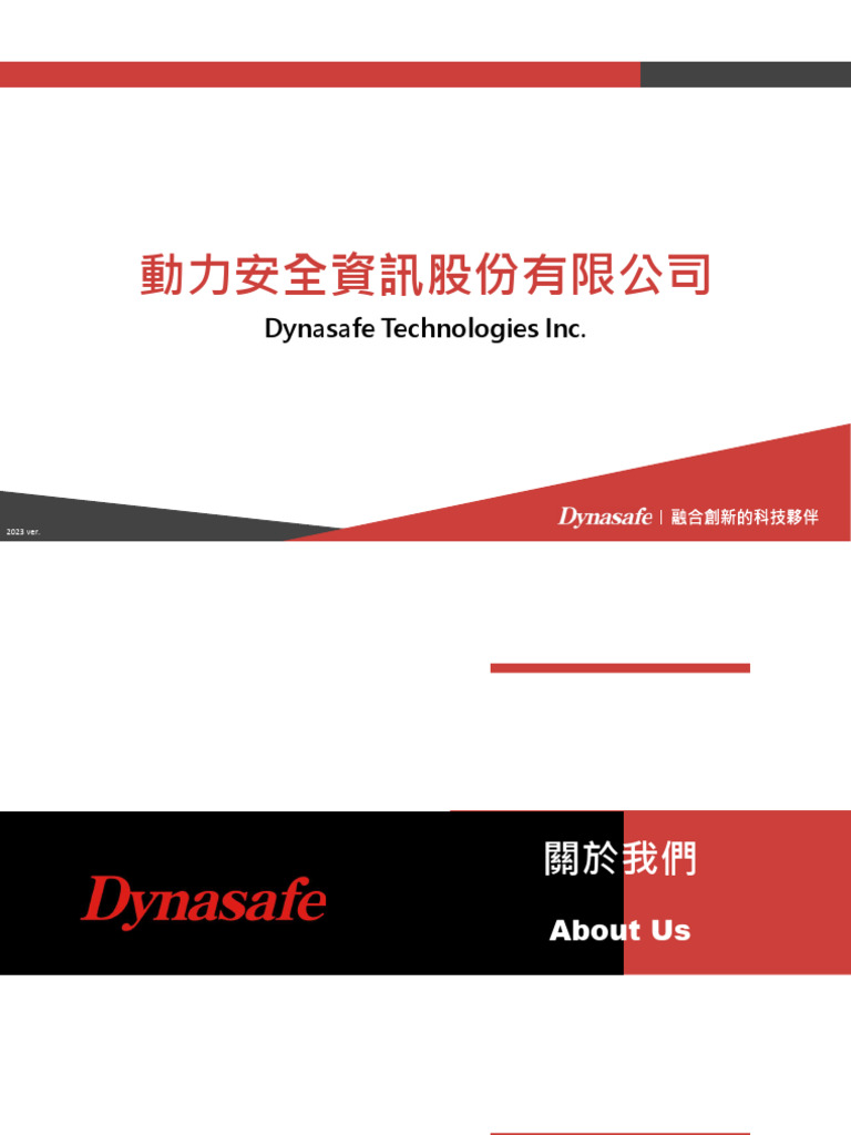 Dynasafe 公司簡介 (2024版) | PDF