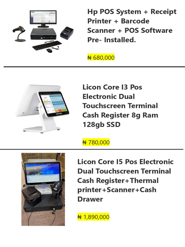 All-in-One POS Systems for Sale | PDF