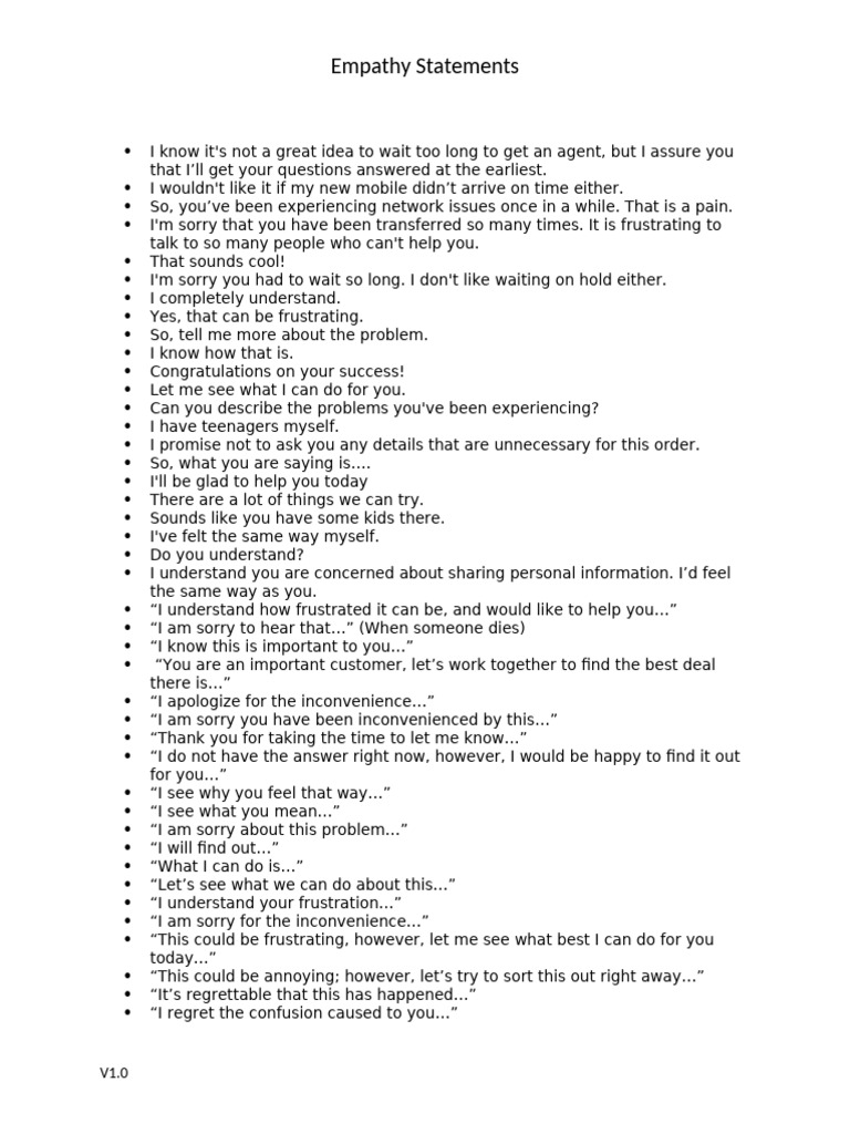 Positive Statements 1 1 | PDF