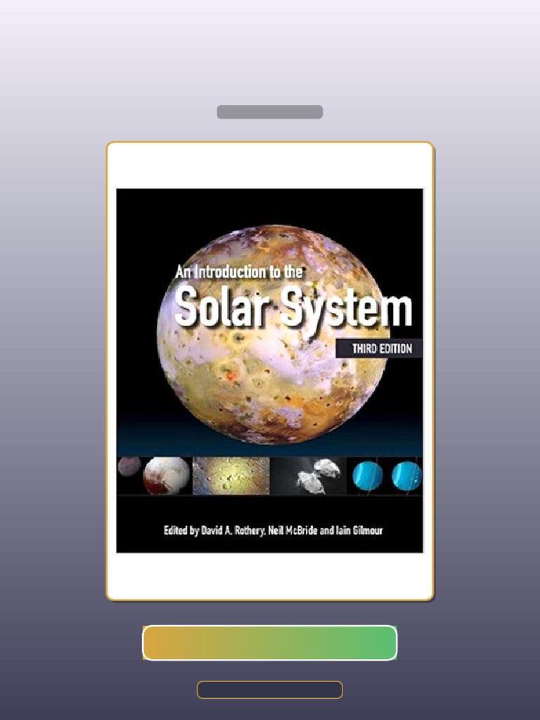 Test Bank for Introduction to the Solar System 3rd Rothery | PDF ...