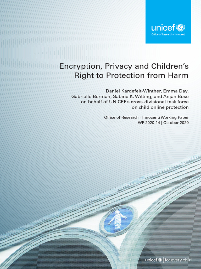 2 Encryption Privacy and Children’s Right to Protection From Harm | PDF ...