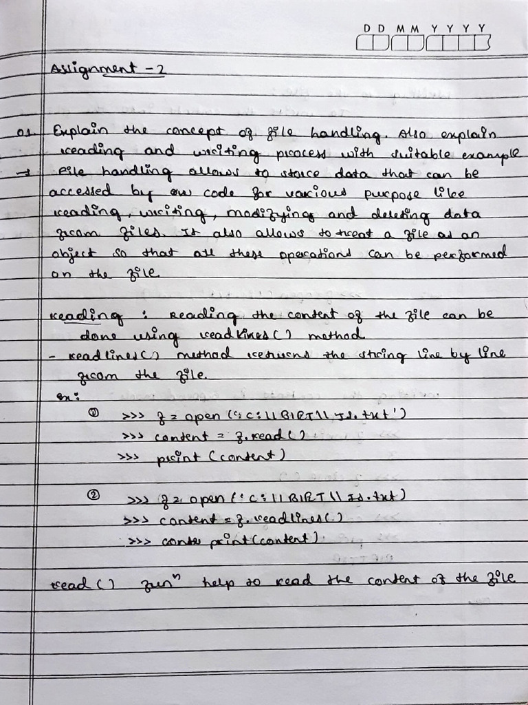 Python Assignment 2 | PDF