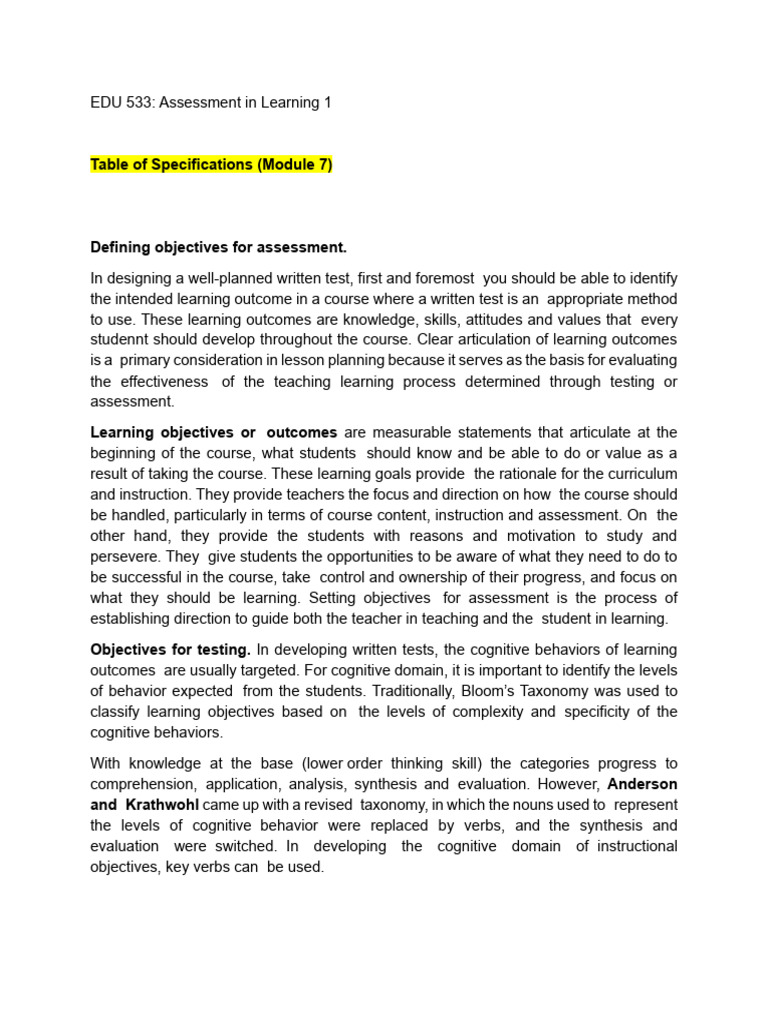 Effective Test Design and TOS Guide | PDF | Coefficient Of Variation ...
