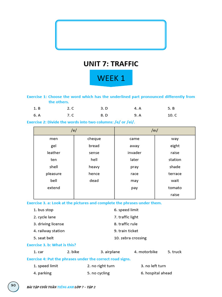 English Exercises for 7th Grade - Unit 7 & 8 | PDF | Solar Power ...