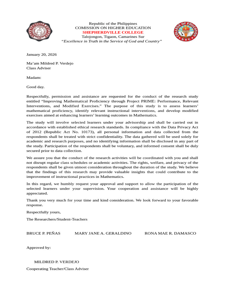 Enhancing Math Skills: Project PRIME Proposal | PDF