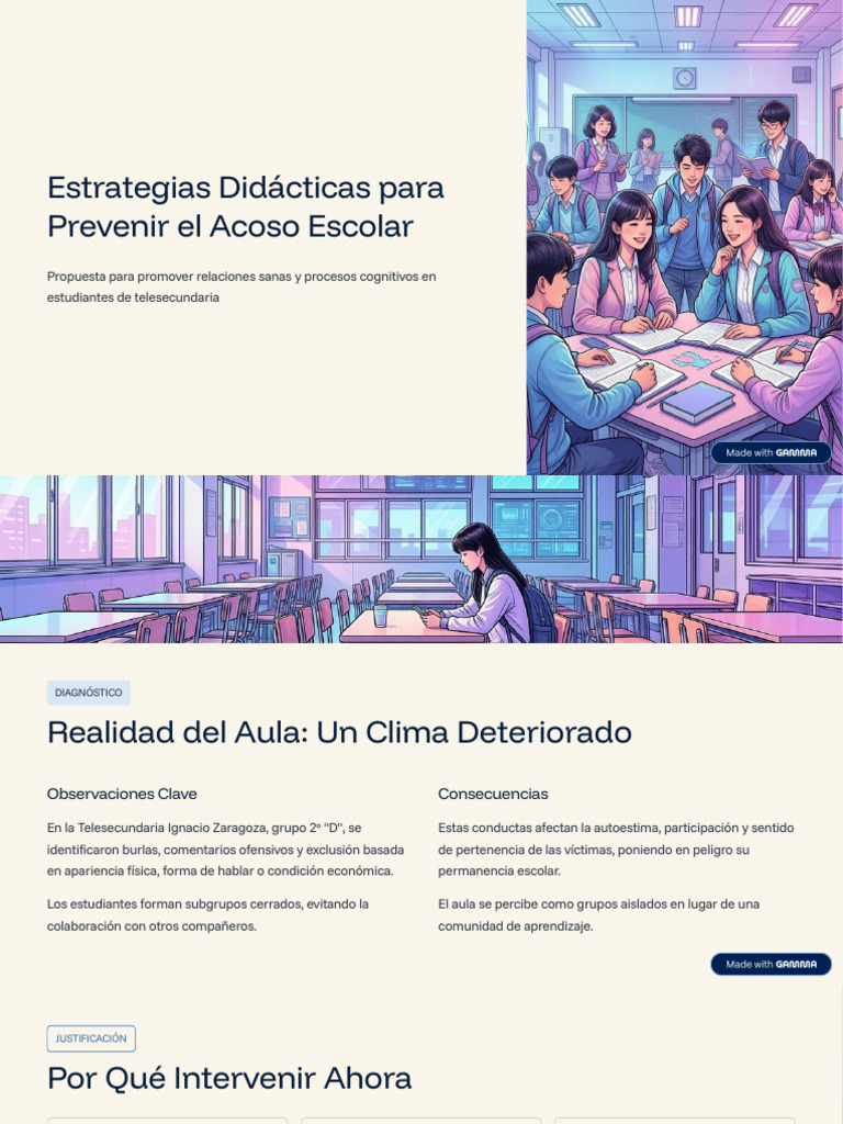 Estrategias para Prevenir el Acoso Escolar | PDF | Evaluación | Empatía