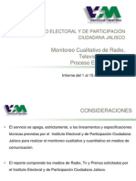 Informe Ejecutivo Monitoreo de Medios del 1 - 15 Junio de 2012