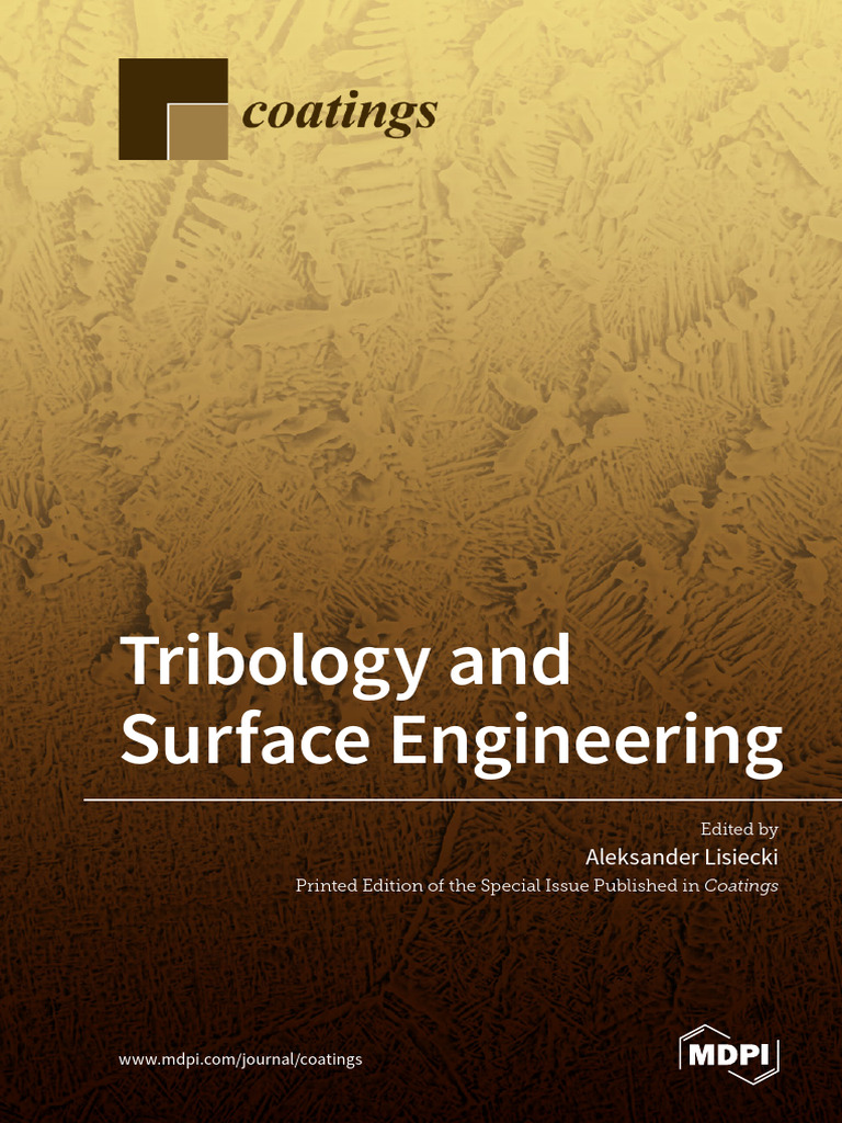 Tribology and Surface Engineering Insights | PDF | Wear | Composite Material
