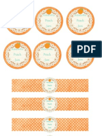 Peach Jam Labels