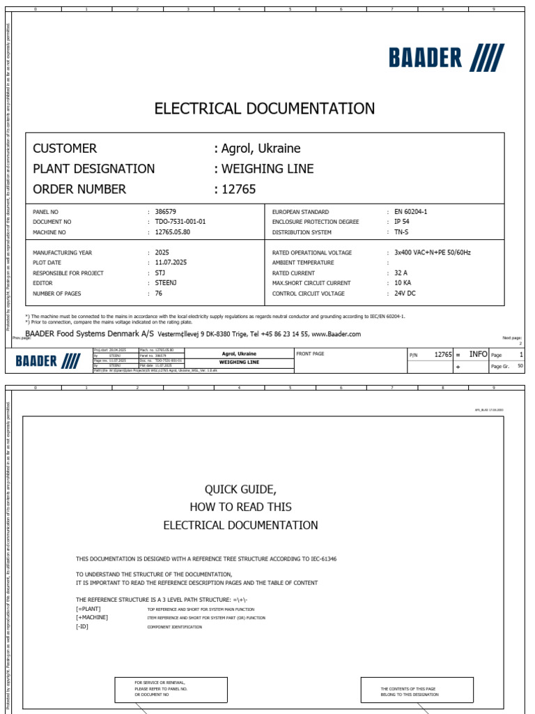 517 TDO-50000007531-001-01 Electrical Documentation En | PDF | Mains ...