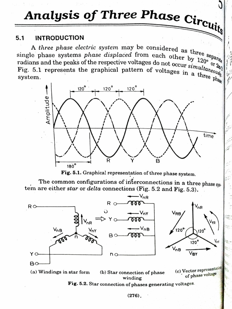 Three Phase Circuit Analysis Guide | PDF | Electromagnetism ...