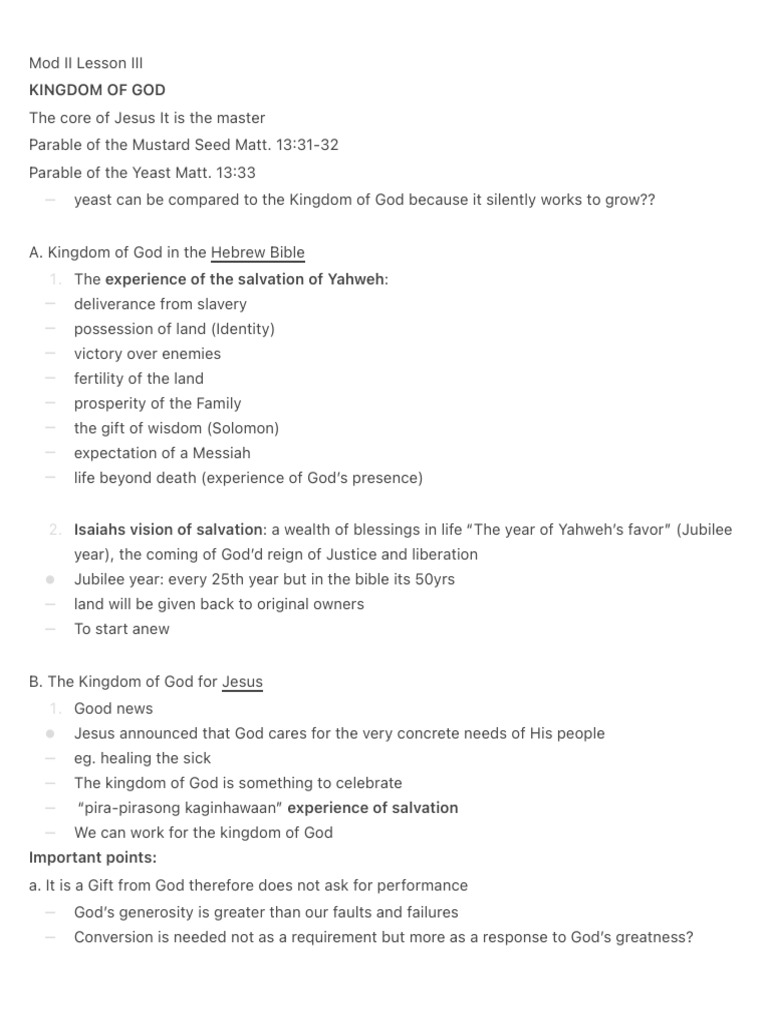 Mod II Lesson III | PDF