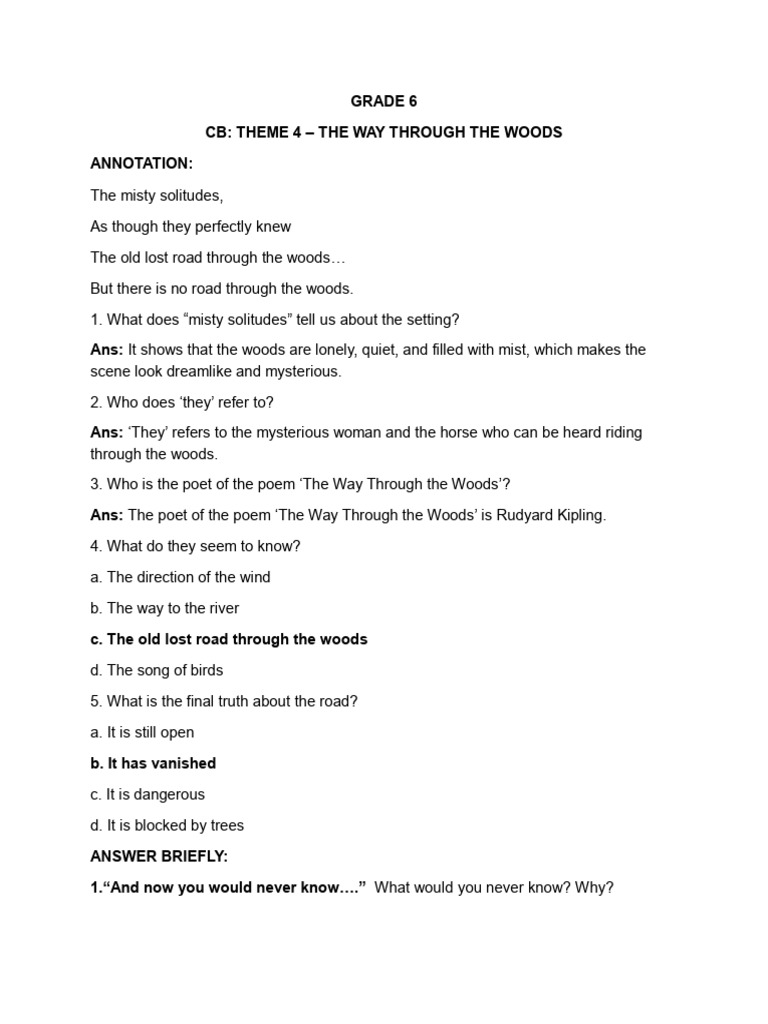 Grade 6 Analysis of 