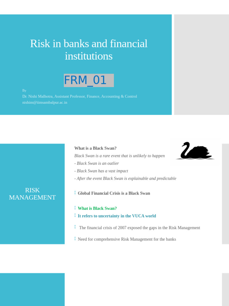 Understanding Risk in Banking | PDF | Financial Risk | Risk