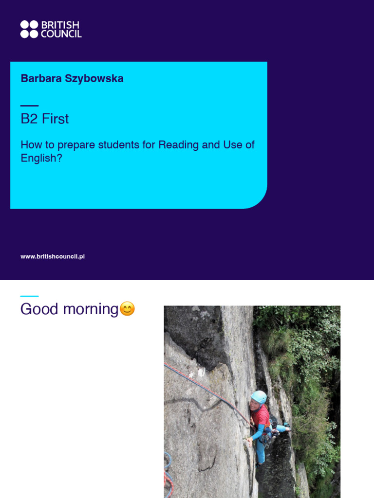 B2 First Exam Prep: Reading Tips & Activities | PDF | Verb | Multiple ...