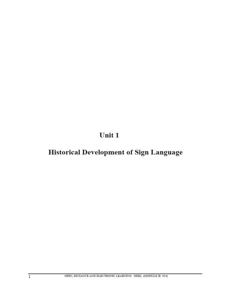 MOD KSL IE 024_Elementary (1) | PDF | Sign Language | Deafness