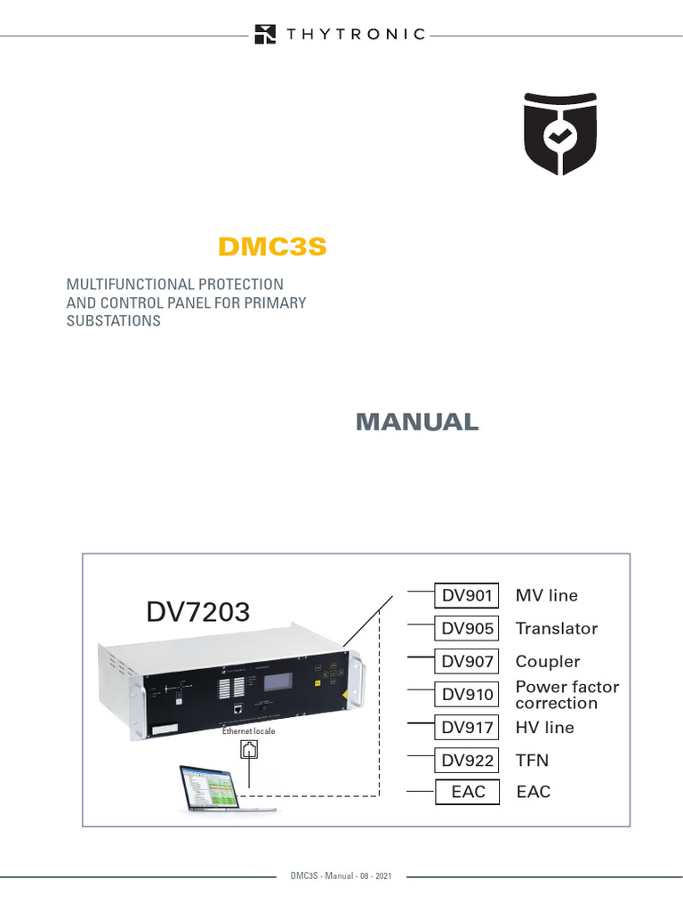 DMC3S Substation Control Panel Manual | PDF | Hertz | Programmable ...