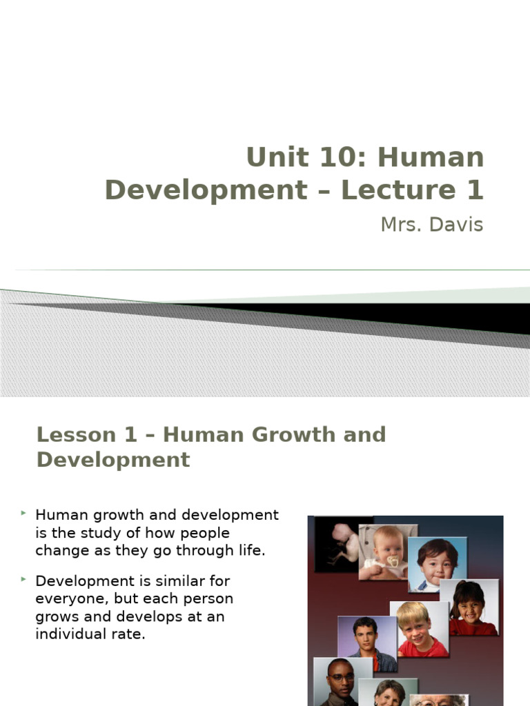 Human Development: Growth & Genetics | PDF | Prenatal Development | Fetus