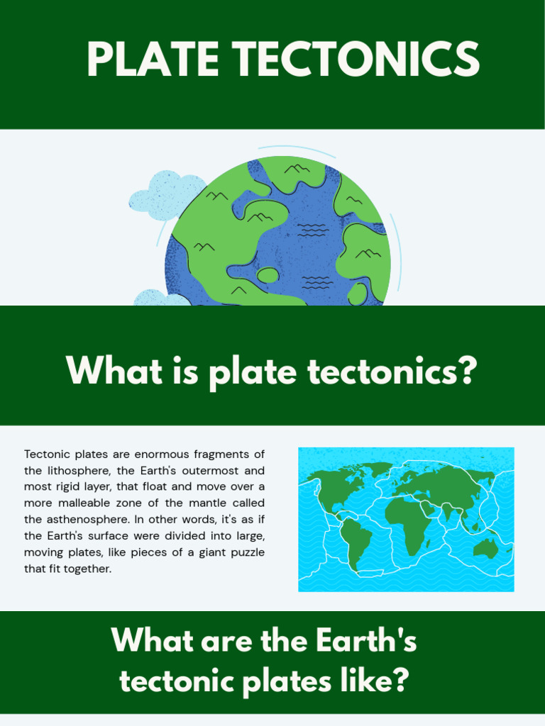 Understanding Earth's Tectonic Plates | PDF | Plate Tectonics | Earth
